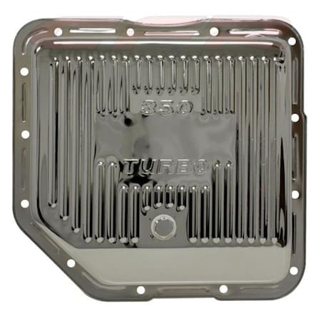 Hands On Steel Transmission Pan - Chrome for Chevy & Gm Turbo Th-350 HA1320746